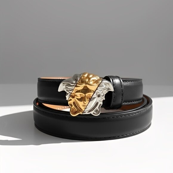 Versace | Accessories | Versace Palazzo Dia Leather Belt  display picture 1